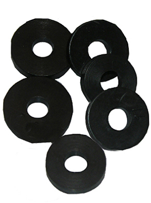 6PK 3/8" LG Fauc Washer