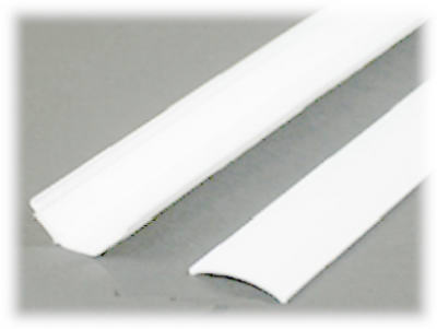 5" WHT Plas Cord Hider