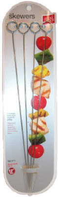 4PK 12" CHR FLT Skewer