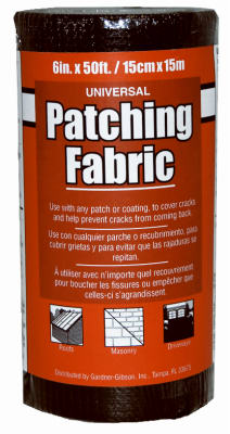 6"x50' BLK FBG Fabric