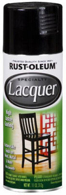 11OZ GLS BLK Lacq Paint