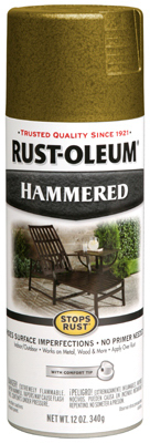 12OZ GLD Hammered Paint