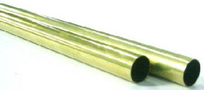 3/8x12 RND BRS Tube