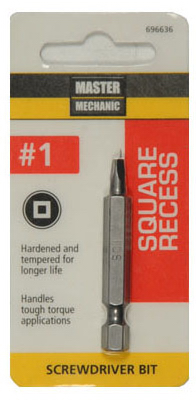 MM #1SQ Rec 2"Screw Bit