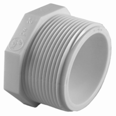 2"Sch 40PVC MIP Plug