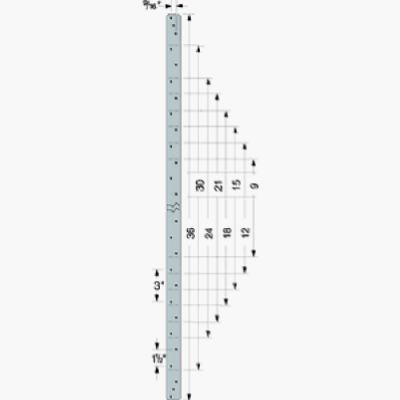 G90 12" Strap Tie