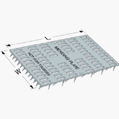 G90 3x6 Mending Plate