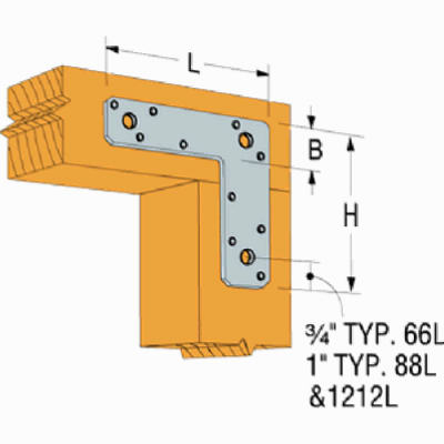 G90 L Strap Tie