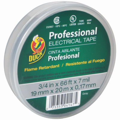 3/4"X66' Gray Elec Tape