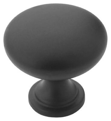 1-1/4" BLK Trad Knob