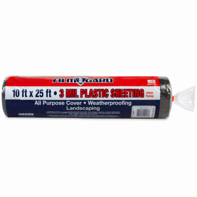 10x25 3Mil BLK Sheeting