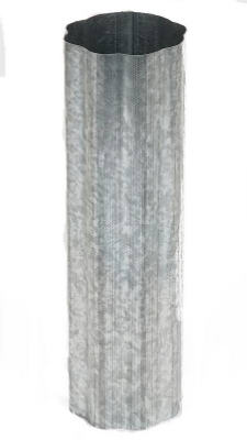 3x10 RND Galv Downspout