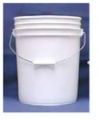 5 GAL WHT Plas Pail