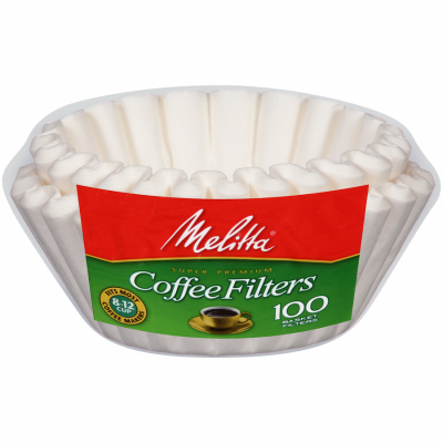100CT WHT Basket Filter