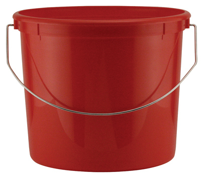 5QT RED Plas Paint Pail