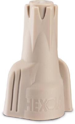 175PK Tan WireConnector