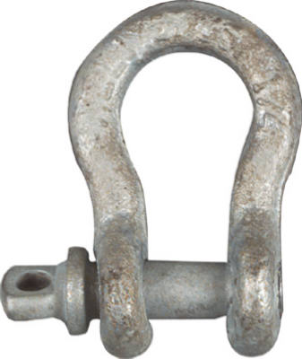 1/4" Galv Shackle/Pin
