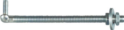 3/4x12 ZN Bolt Hook
