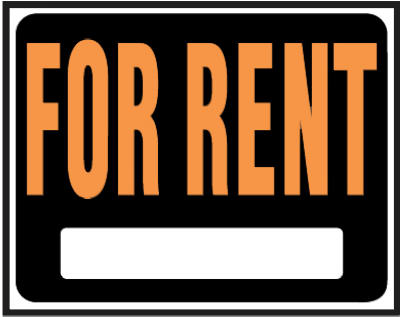 15x19 For Rent Sign