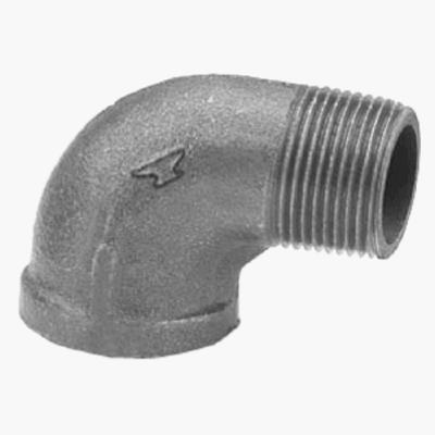 3/8 BLK Street Elbow