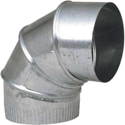 10" 26GA Galv ADJ Elbow