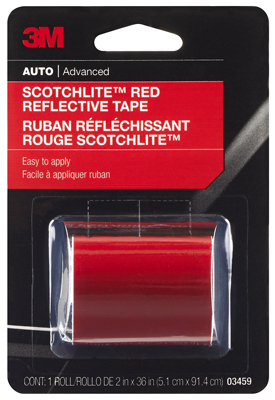 2x36 RED Refl Safe Tape
