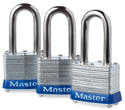 3PK 1-9/16" Lam Padlock