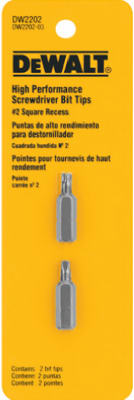 #3 SQ Recess Bit Tip, 2/Pack