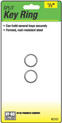 2PK 1/2" Split Key Ring