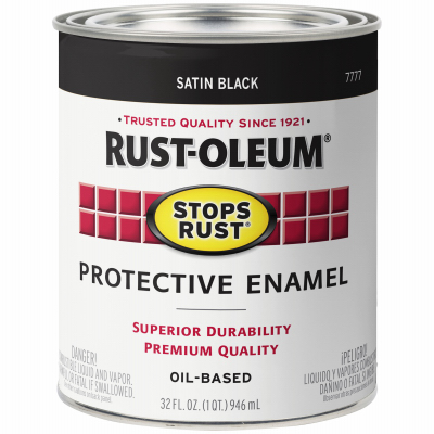 QT BLK Sat BRSH Paint