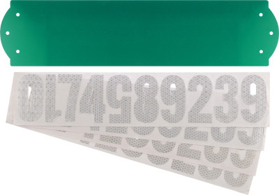 911 Refl Address Plaque