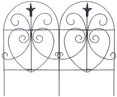 18x8BLK Roman FoldFence