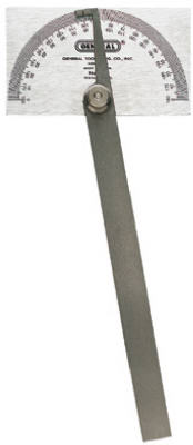 6" ADJ STL Protractor