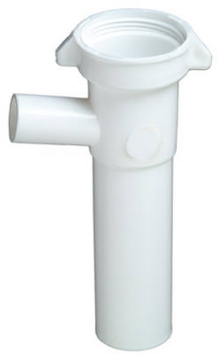 MP WHT Dish Tailpiece