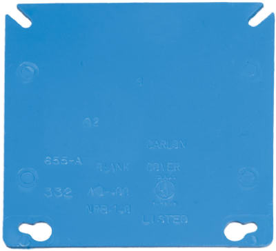 4" SQ BLNK Box Cover