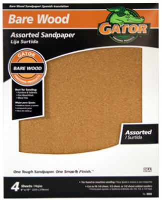 4PK GNT ASSTD Sandpaper