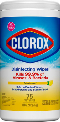 75CT Clorox Lemon Wipes