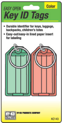 2PK Key Tag/Split Ring