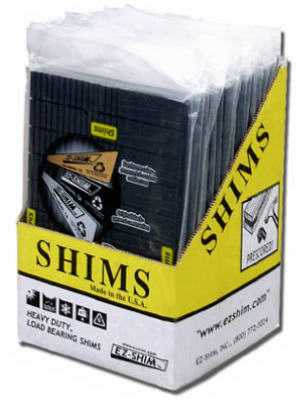 20PK BLK Plastic Shims