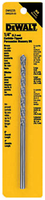 1/4 x 6 Perc Drill Bit
