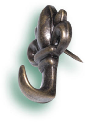 3PK AB Push Pin Hanger