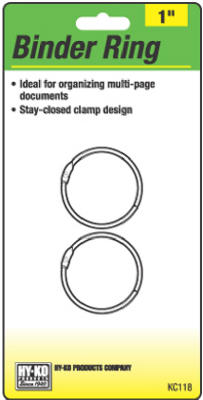 2PK 1" Binder Ring