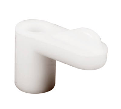 12PK 3/8"WHT Scr Clip