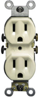 15A IVY DPLX Receptacle