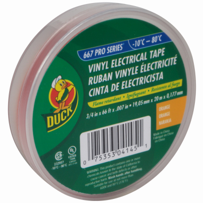 3/4"x66'ORG Elec Tape