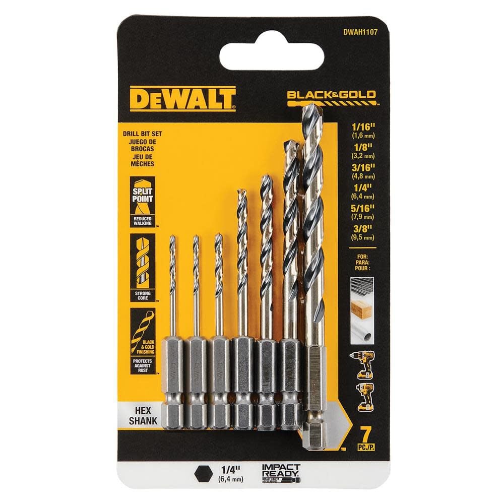 7PC HSS Impact Bit Set
