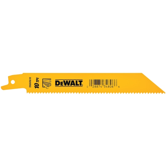 8" 10TPI Recip, 5/Pack
