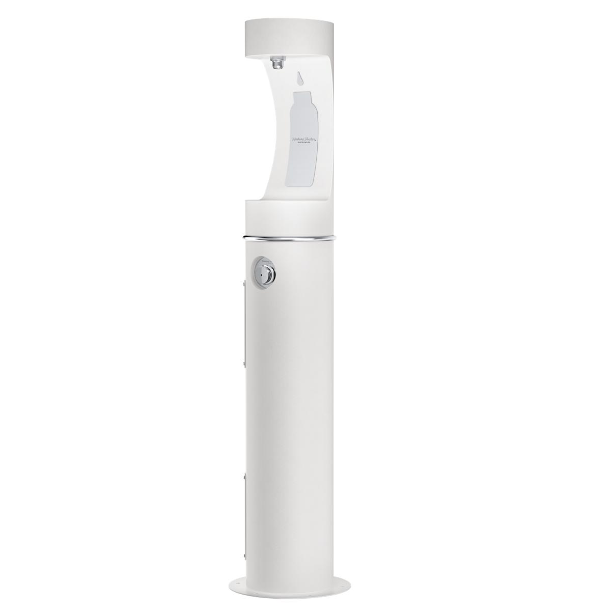 Halsey Taylor Endura II Outdoor HydroBoost Bottle Filling Station Pedestal Non-Filtered Non-Refrigerated White