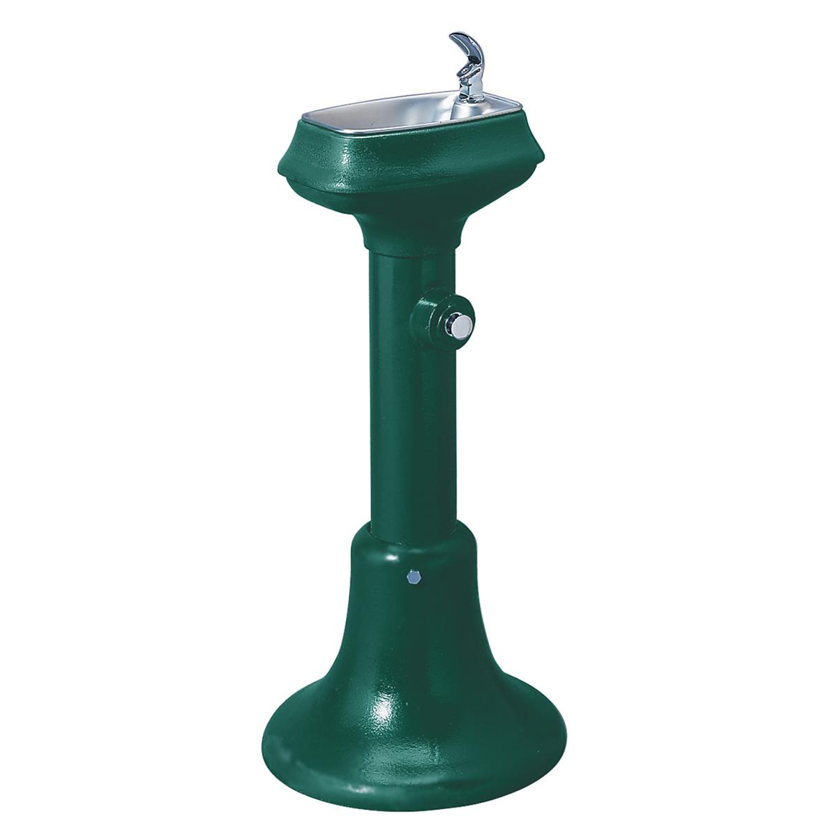 Halsey Taylor Outdoor Cast Iron Fountain Non-Filtered Non-Refrigerated Freeze Resistant Forest Green