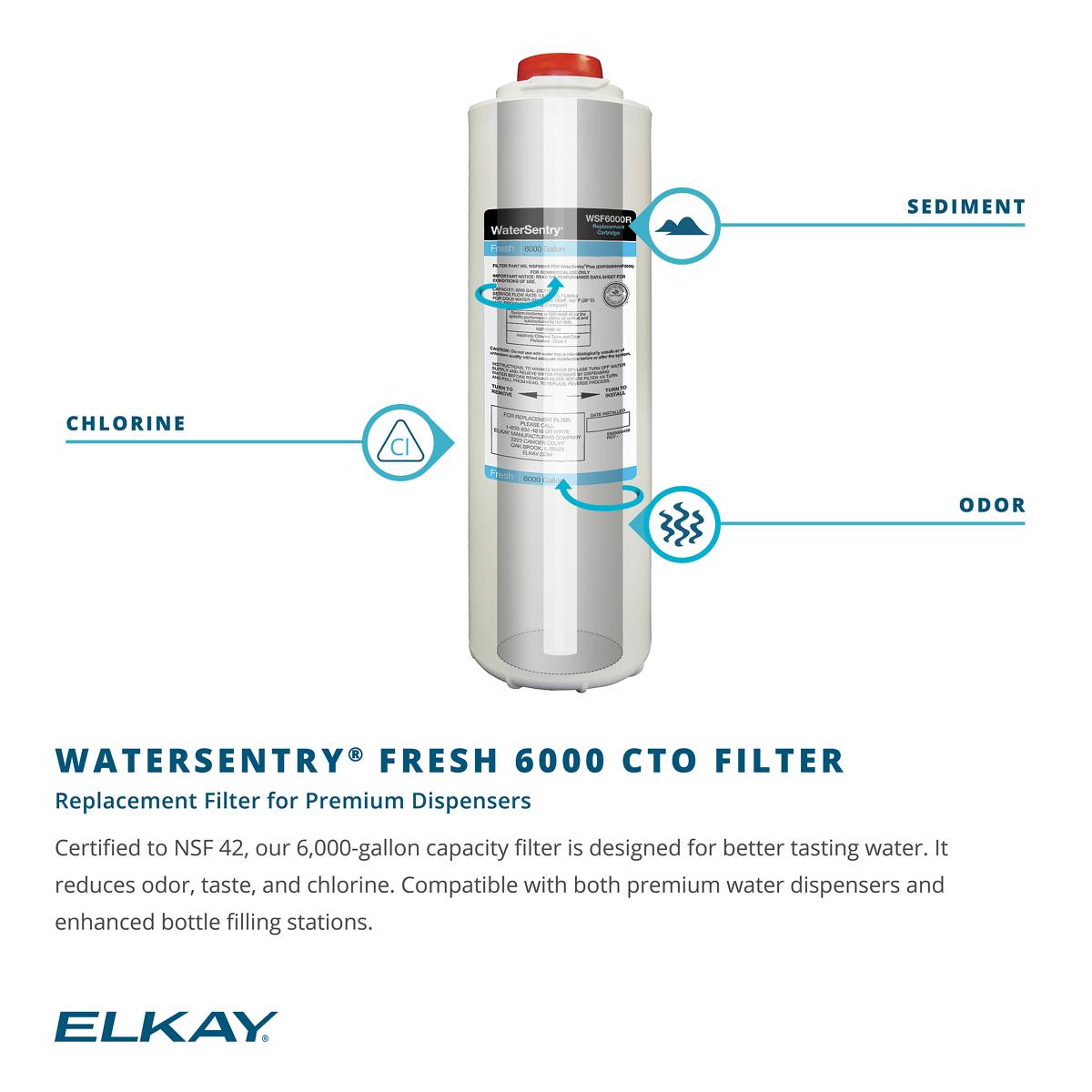 WaterSentry Fresh 6000 CTO Replacement Filter (2-pack)